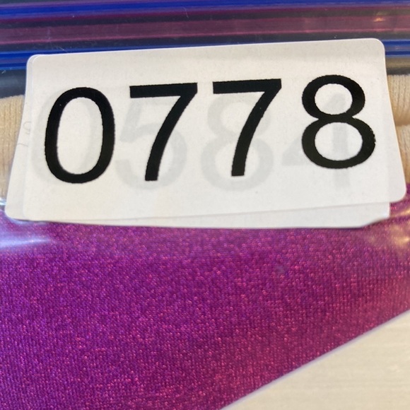 Carolina K Swim Cala NWT Bikini Sparkling Grape Purple Shimmer Vacation Beach - Picture 13 of 16